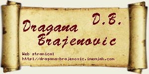 Dragana Brajenović vizit kartica